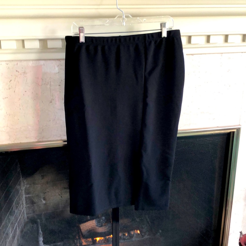 NEW Free Press Elastic Band Pull On Black Skirt